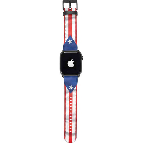 Puerto Rico Flag Apple Watch Band 42-44mm